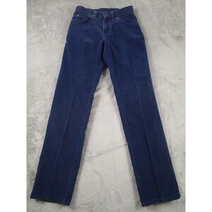 Vintage Levis Jeans Womens 3‎ Blue Corduroy Straight Leg Pockets White Tab
